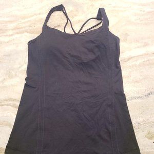 Lululemon Black Athletic Tank Top